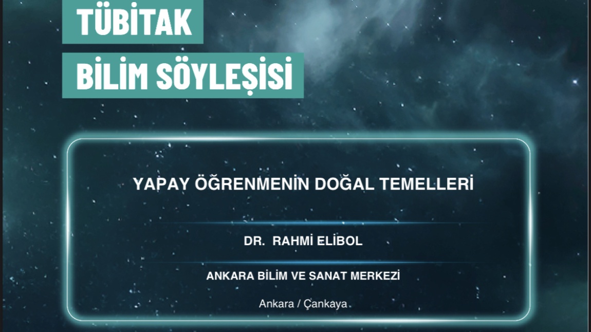 Tübitak Bilim Söyleşisi